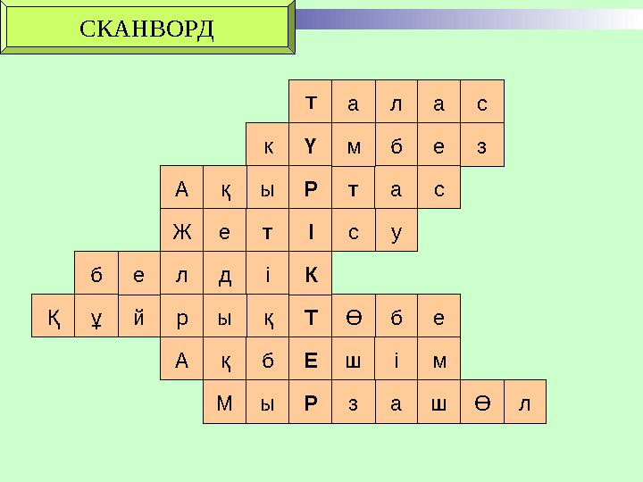 Т Ү Р Іе зс е Е ТК Р л аа к А ы т б қ Ж ам с й т ле д і ус б рҚ ұ ебӨқы қ бА ш і м лӨшазМ ыСКАНВОРД