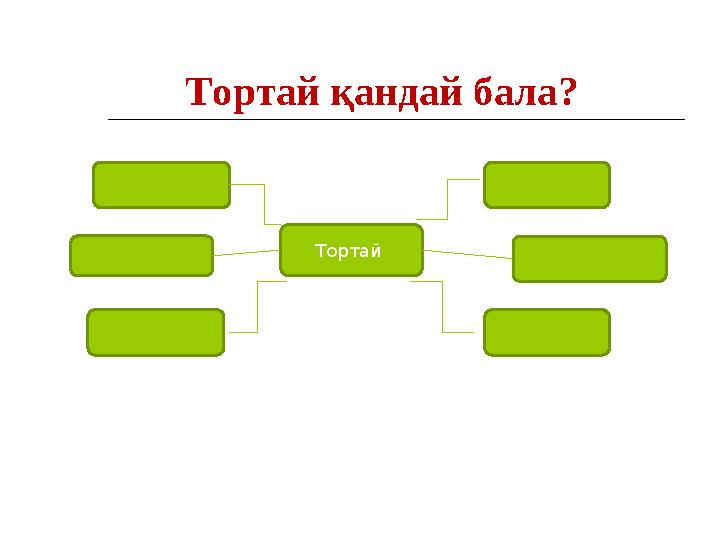 Тортай қандай бала? Тортай