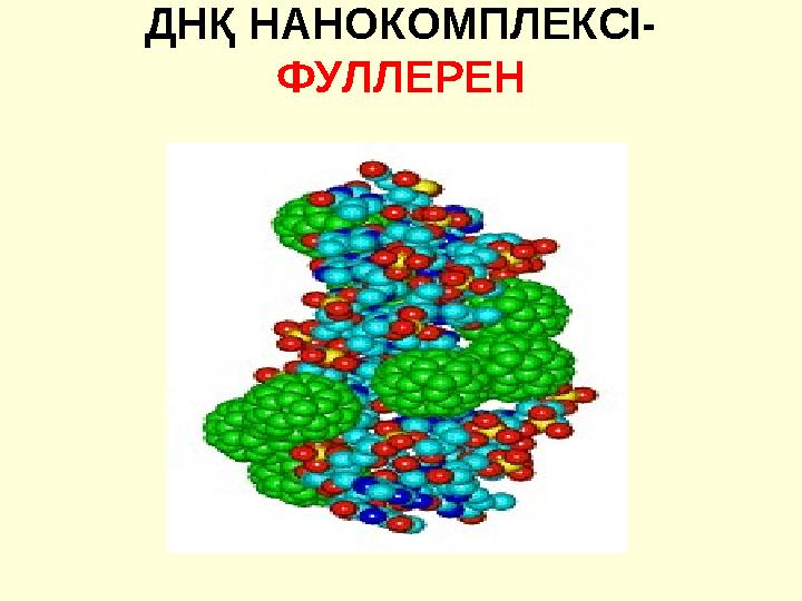 ДНҚ НАНОКОМПЛЕКСІ- ФУЛЛЕРЕН