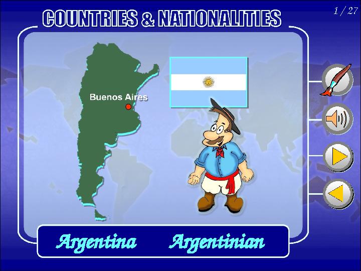 1 / 27 Argentina Argentinian