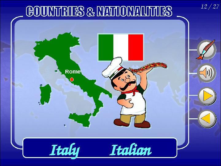 12 / 27 Italy ItalianRome