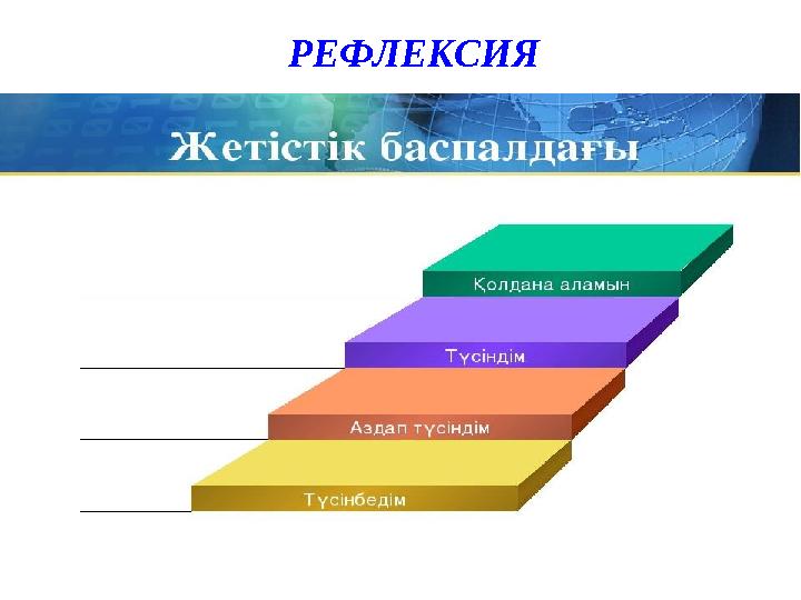 РЕФЛЕКСИЯ