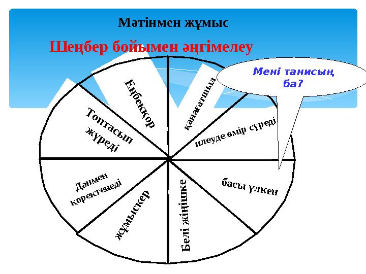 Е ң б ек қ о р Т оп тасы п ж үр ед і қ ан ағатш ы л и л еуде өм ір сүр еді Б е л і ж ің іш к е б а сы ү л к е