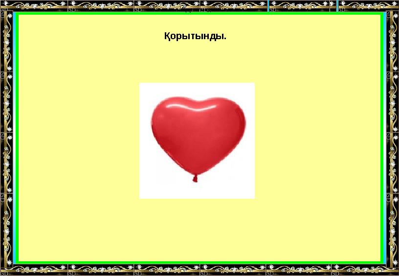 Қорытынды. Қорытынды.