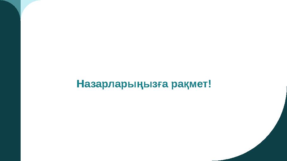 Назарларыңызға рақмет!
