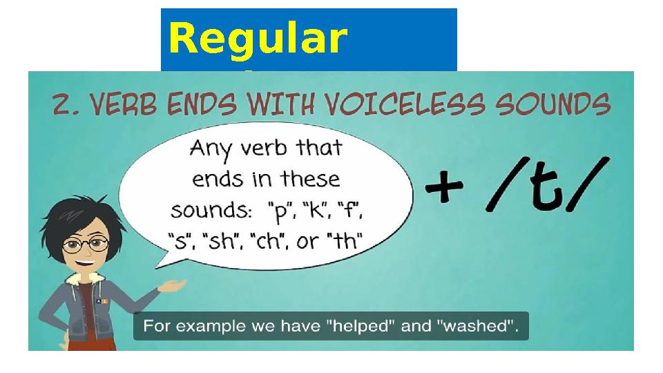 Regular verbs