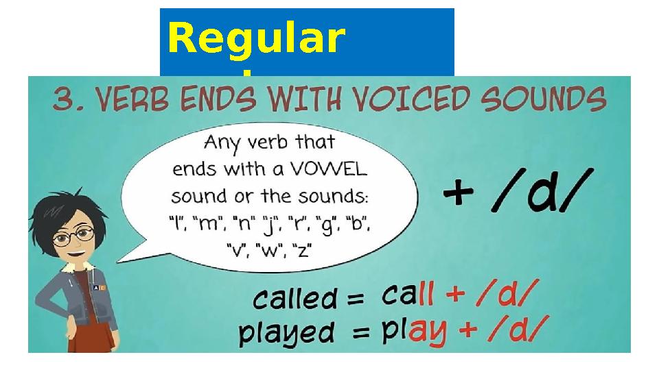 Regular verbs