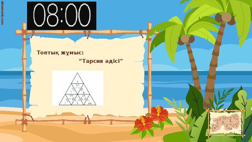 Топтық жұмыс: “Тарсия әдісі”