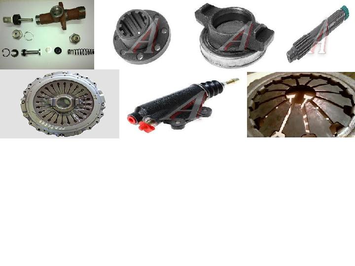 Іліністің негізгі бөлшектері.