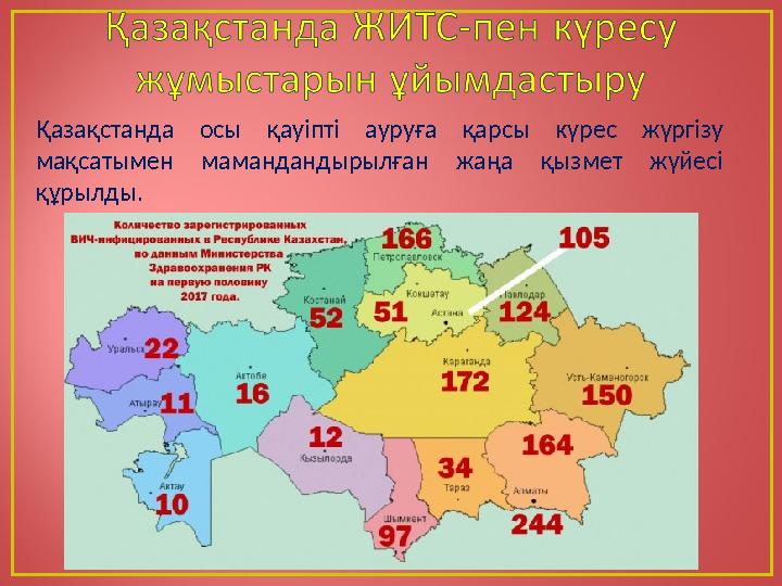 Қазақстанда осы қауіпті ауруға қарсы күрес жүргізу мақсатымен мамандандырылған жаңа қызмет жүйесі құрылды.