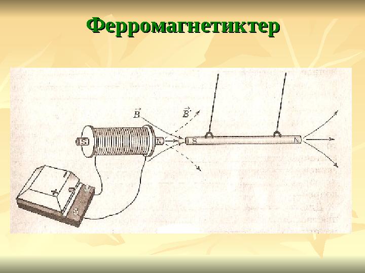 ФерромагнетиктерФерромагнетиктер