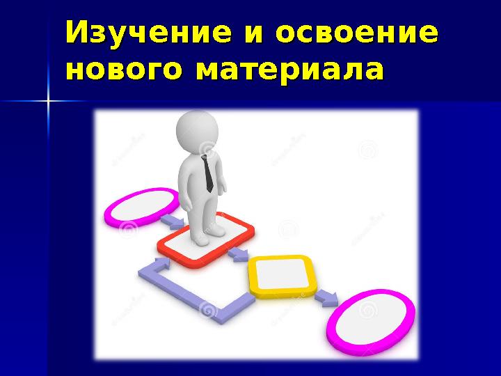 Изучение и освоение Изучение и освоение нового материаланового материала