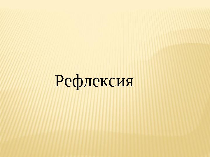 Рефлексия