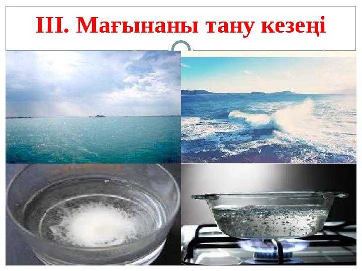 III. Мағынаны тану кезеңі