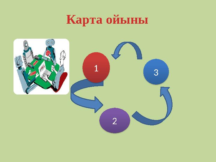 Карта ойыны 1 3 2