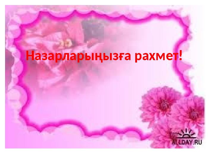 Назарларыңызға рахмет!