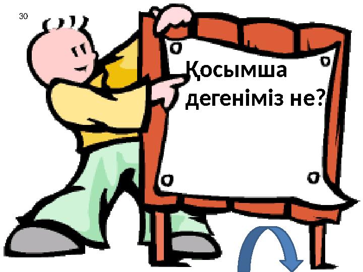 Қосымша дегеніміз не? 30