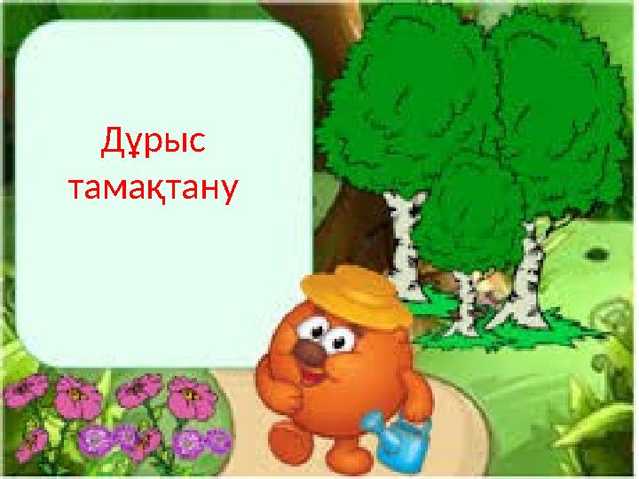 Дұрыс тамақтану
