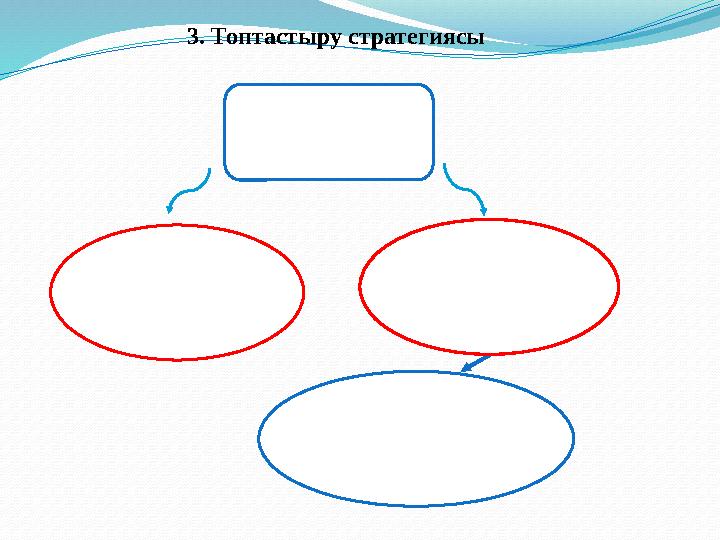 3. Топтастыру стратегиясы