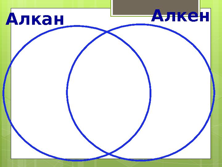 Алкан Алкен