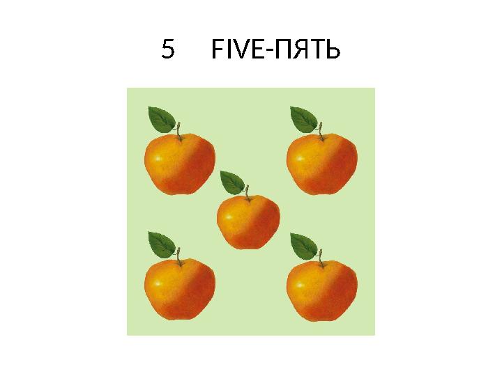 5 FIVE-ПЯТЬ