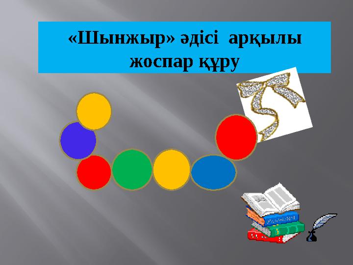 «Шынжыр» әдісі арқылы жоспар құру