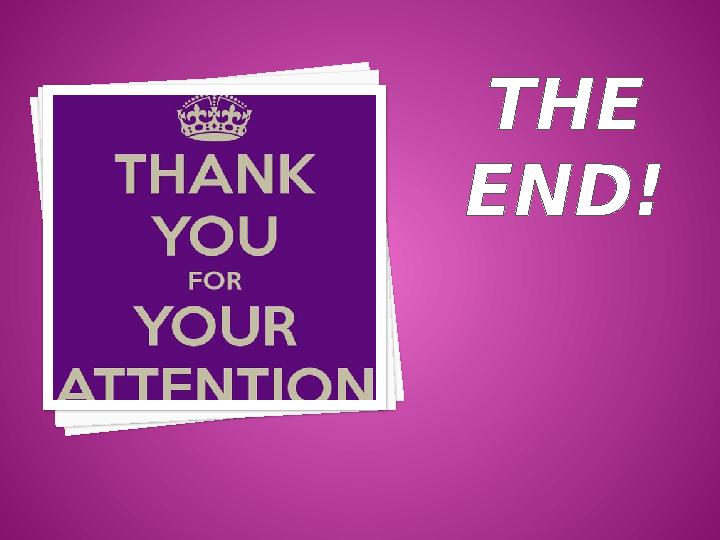 THE END!