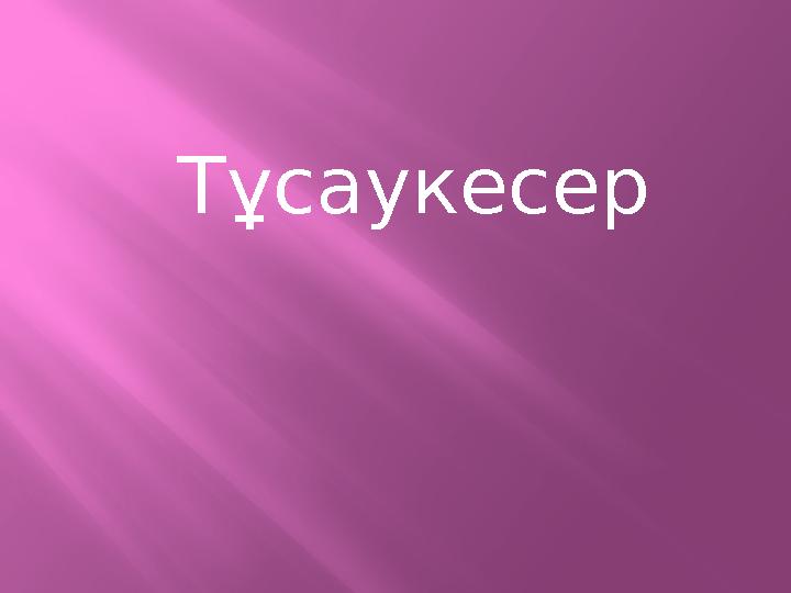Тұсаукесер