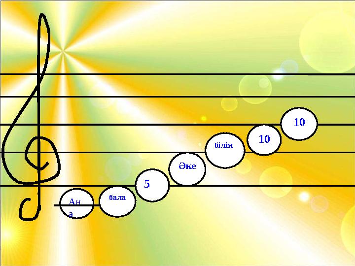 Ан а бала 5 Әке білім 10 10