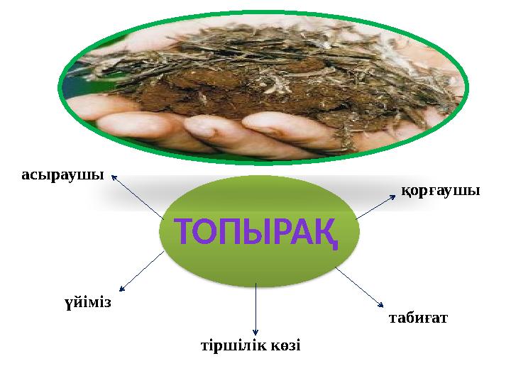 ТОПЫРАҚ асыраушы қорғаушы үйіміз тіршілік көзі табиғат