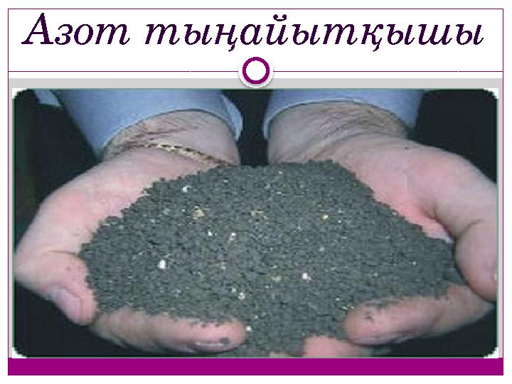 Азот тыңайытқышы