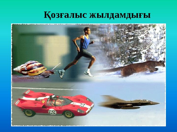 Қозғалыс жылдамдығы