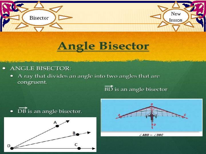 New lesson Bisector