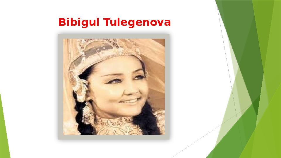 Bibigul Tulegenova