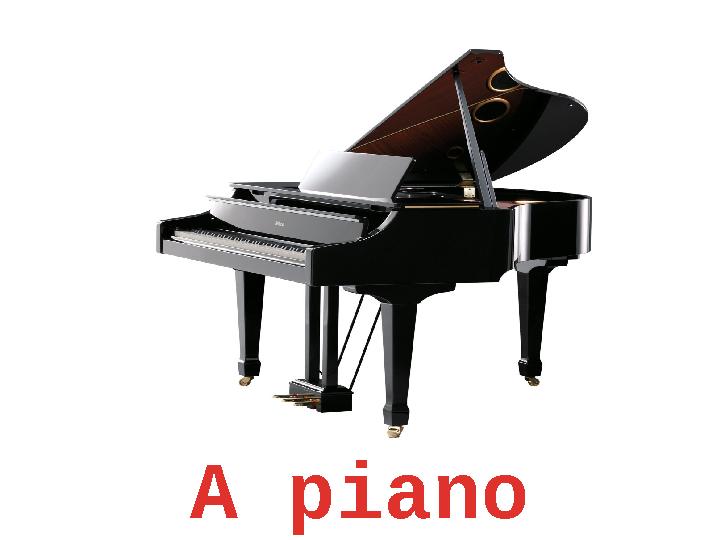 A piano