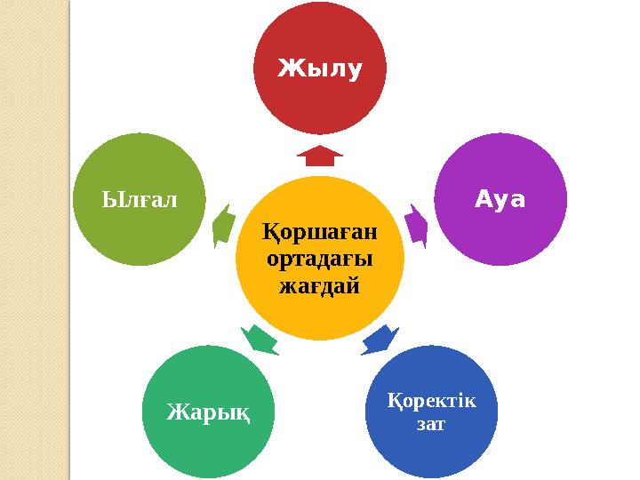 Қоршаған ортадағы жағдайЖылу Ауа Қоректік затЖарықЫлғал