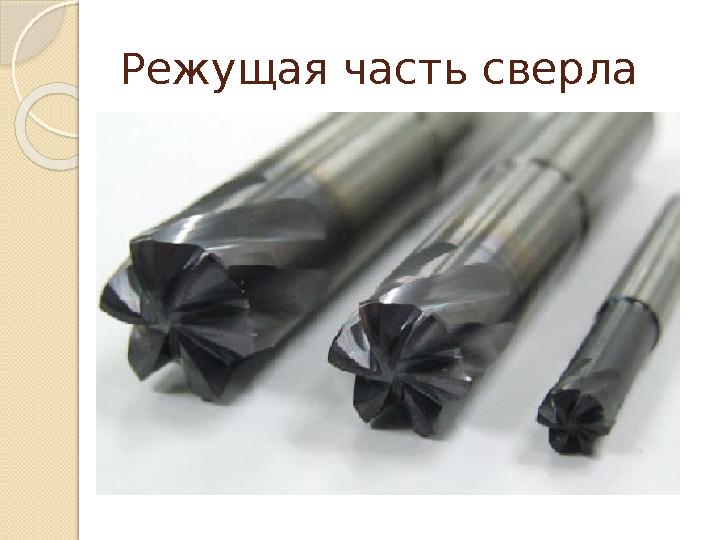 Режущая часть сверла