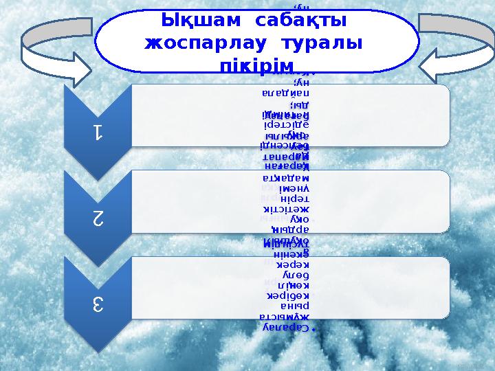 1 •Бұрынғы дәстүрлі сабаққа қараған да белсенді оқу әдістері н тиімді пайдала ну; •Қарым- қатынас жасау
