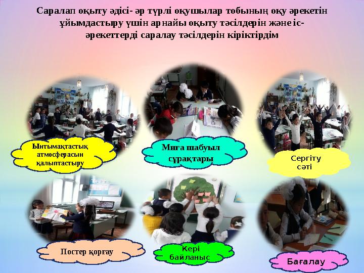 Саралап оқыту әдісі- әр түрлі оқушылар тобының оқу әрекетін ұйымдастыру үшін арнайы оқыту тәсілдерін және іс- әрекеттерді сара