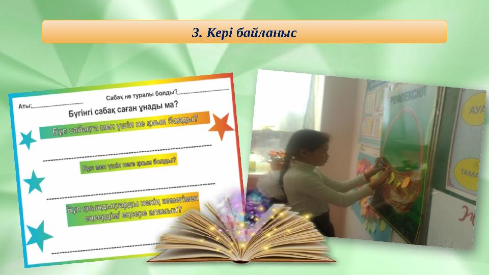 3. Кері байланыс