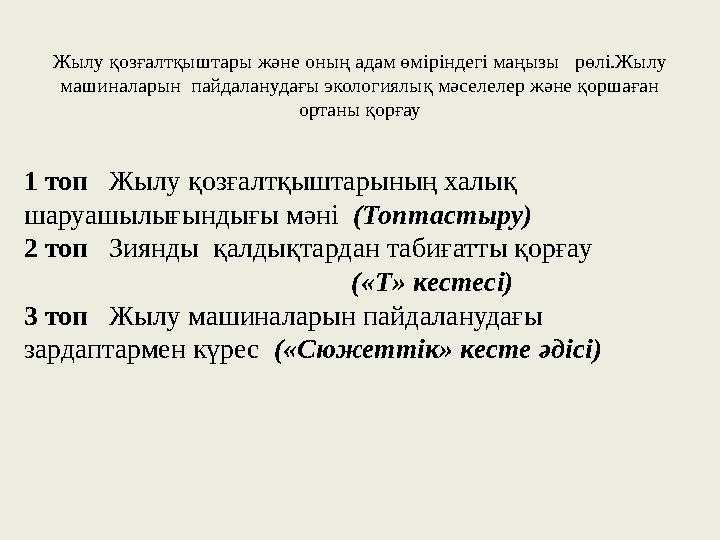 Жылу қозғалтқыштары және оның адам өміріндегі маңызы рөлі.Жылу машиналарын пайдаланудағы экологиялық мәселелер және қоршаған