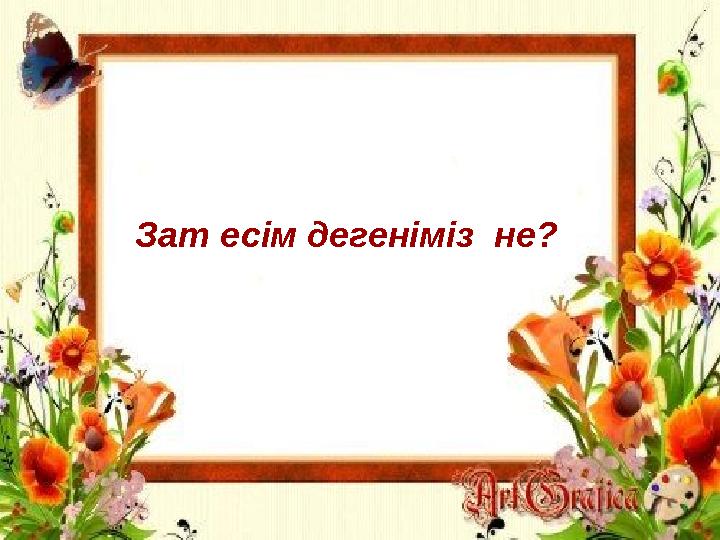 Зат есім дегеніміз не?