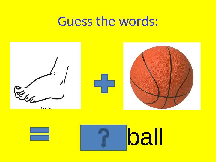Guess the words: football