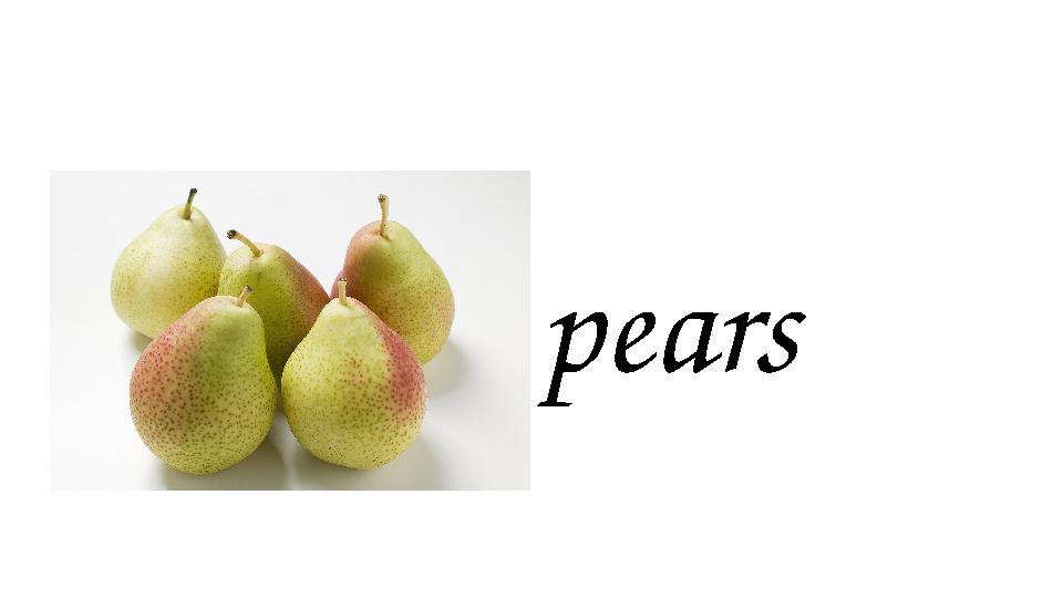 pears