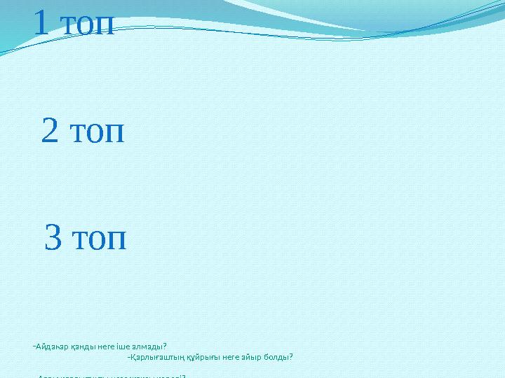 -Айдаһар қанды неге іше алмады? -Қарлығаштың құйрығы неге айыр болды?
