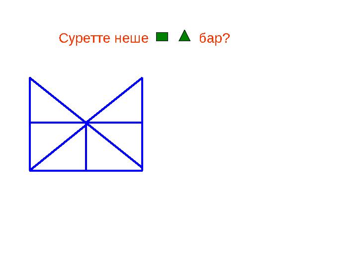 Суретте неше бар? Суретте неше бар?