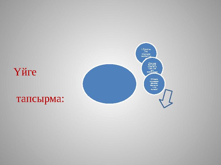 1.Ертегін і өз ойыңша жалғасты р 2.Қасқыр бұл күнде қалай өмір сүріп жүр деп ойлайсыңдар ? 3.Сендер қасқырдың орнында