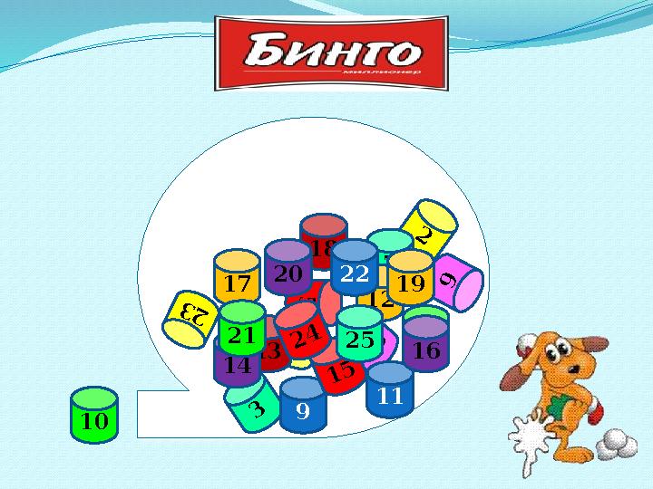 10 5 3 2 8 4 67 1 0 9 12 11 13 14 15 16 17 18 19 20 21 22 2 3 2425