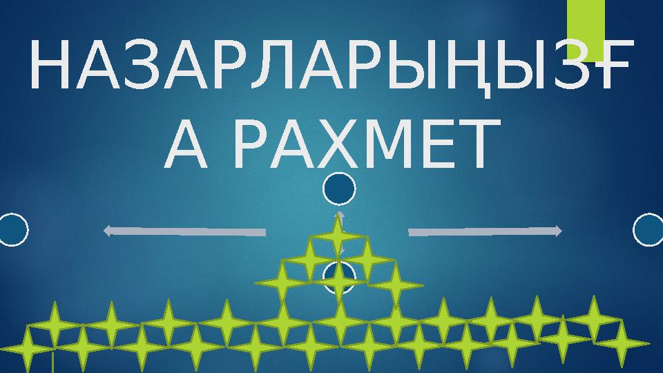 НАЗАРЛАРЫҢЫЗҒ А РАХМЕТ