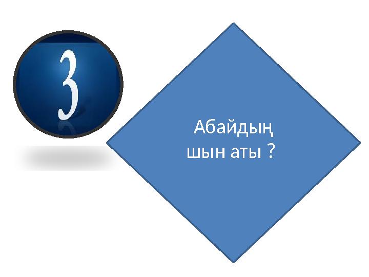 Абайдың шын аты ?